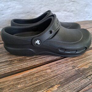 Black Croc Clogs size women's 7 mens 5 work shoes